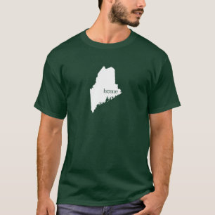 Camiseta de Maine Home State
