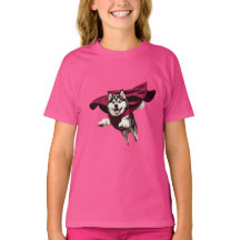 Camiseta de Malamute Superhero Kid