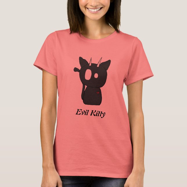 Camiseta de maldad Kitty (Anverso)