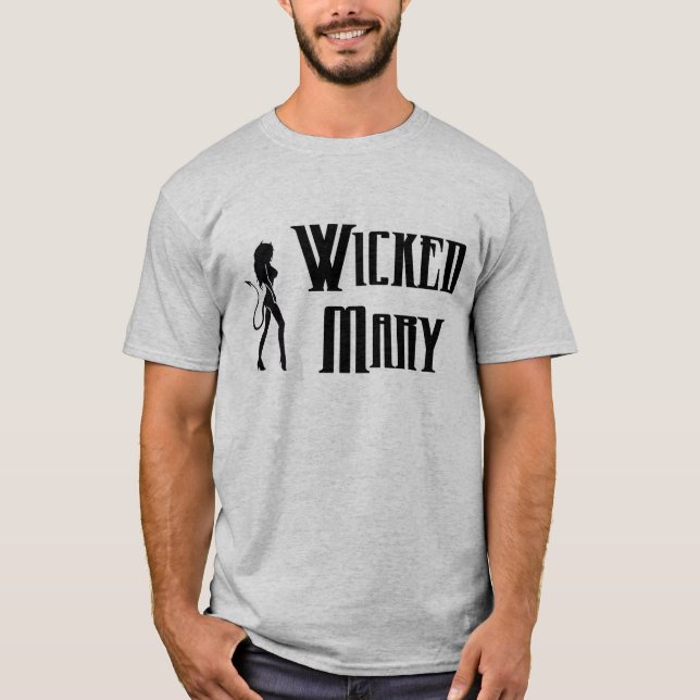 Camiseta de malvada Mary Men (Anverso)