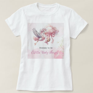 Camiseta de 'Mamá a ser' para Baby Shower con Cigü