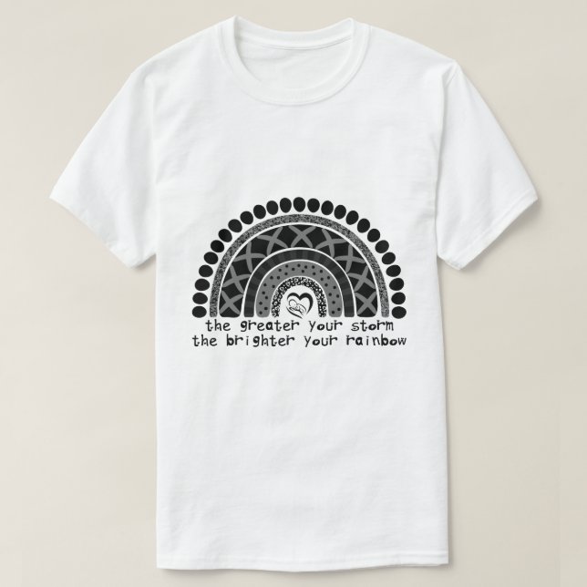 Camiseta de mamá arcoiris DC, camiseta de FIV, ado (Diseño del anverso)