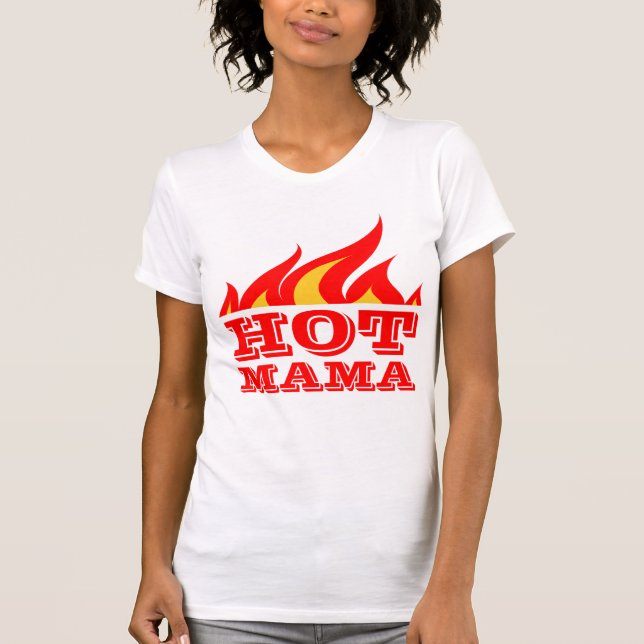 Camiseta de mamá caliente para mujeres (Anverso)
