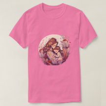 Camiseta de Mamá con Acuarela para el Día de la Ma