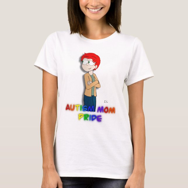 Camiseta de Mamá con Autismo (Anverso)
