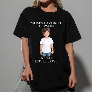 Camiseta de mamá con foto de bebé personalizada, c