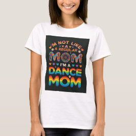 camiseta de mamá de baile linda