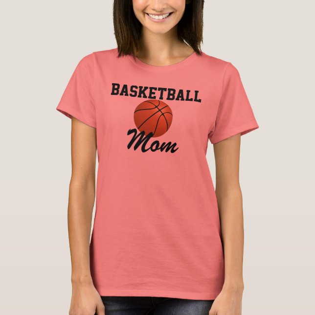 Camiseta de mamá de baloncesto (Anverso)