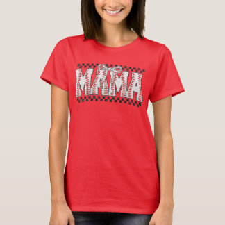 Camiseta de Mamá de Béisbol - Gráfica para el Día 