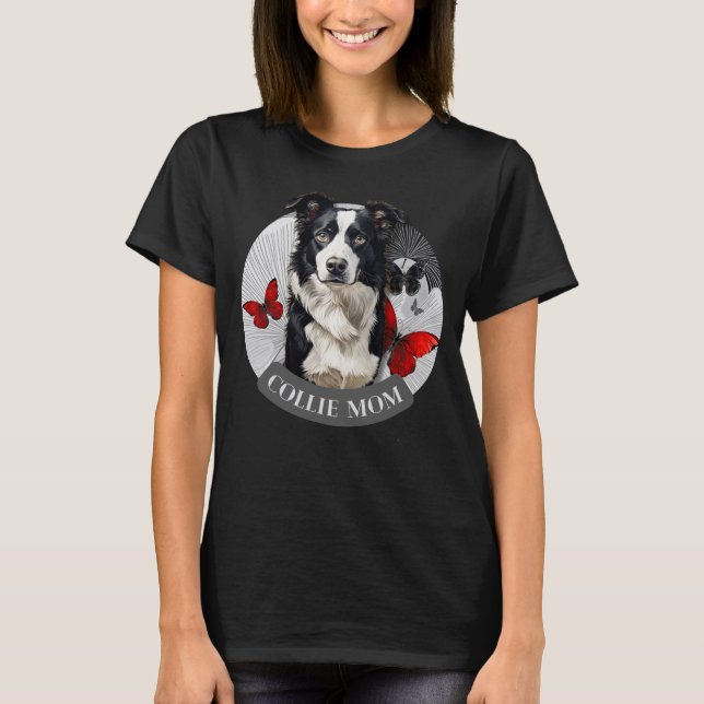 Camiseta de Mamá de Border Collie – Regalo para Am (Anverso)
