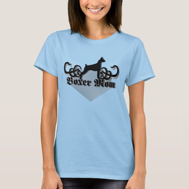 Camiseta de mamá de Boxer (Anverso)