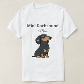 Camiseta de Mamá de Dachshund Miniatura Regalo Div