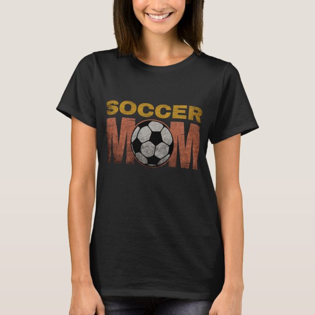 Camiseta de Mamá de Fútbol (Anverso)