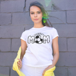Camiseta de mamá de fútbol