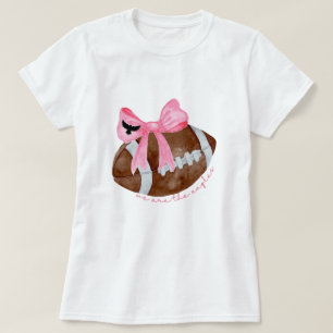 Camiseta de mamá de fútbol linda, Camiseta de lazo