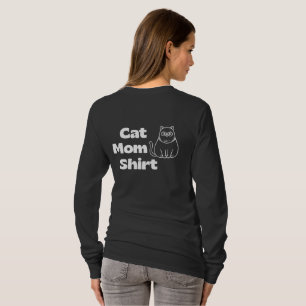 Camiseta de Mamá de Gato – Camiseta Sencilla y Div