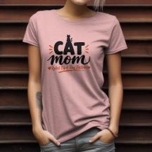 Camiseta de Mamá de Gato | Diseño Moderno y Audaz
