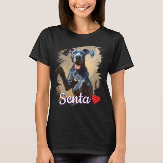Camiseta de Mamá de Gran Danés (Anverso)
