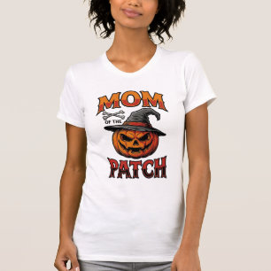 Camiseta de Mamá de Halloween Calabaza Huesos Arte