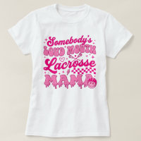 Camiseta de Mamá de Lacrosse con Boca Fuerte de Al