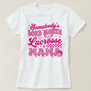 Camiseta de Mamá de Lacrosse con Boca Fuerte de Al