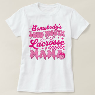 Camiseta de Mamá de Lacrosse con Boca Fuerte de Al