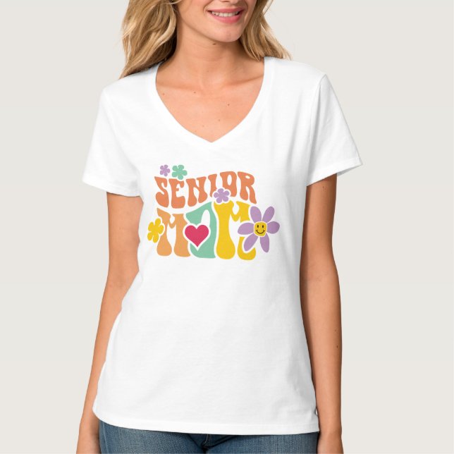 Camiseta de mamá de mayor edad (Anverso)