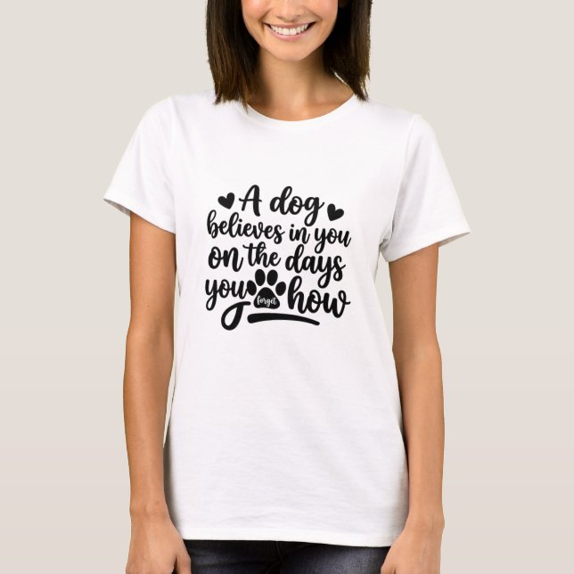 camiseta de mamá de perro (Anverso)