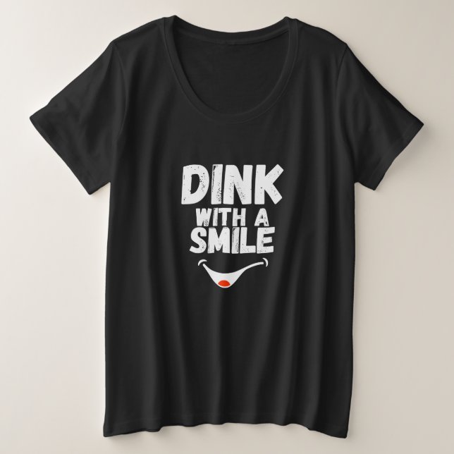 Camiseta de Mamá de Pickleball con Sonrisa Dink |  (Anverso del diseño)