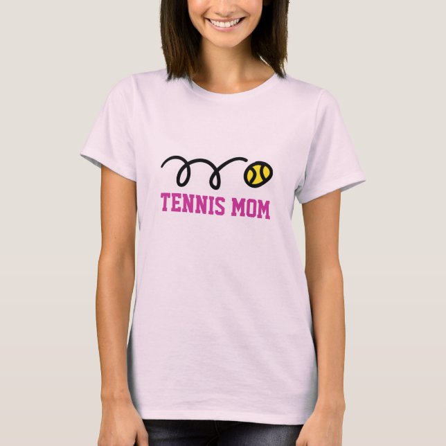 Camiseta de mamá de tenis - Idea de regalo para el (Anverso)