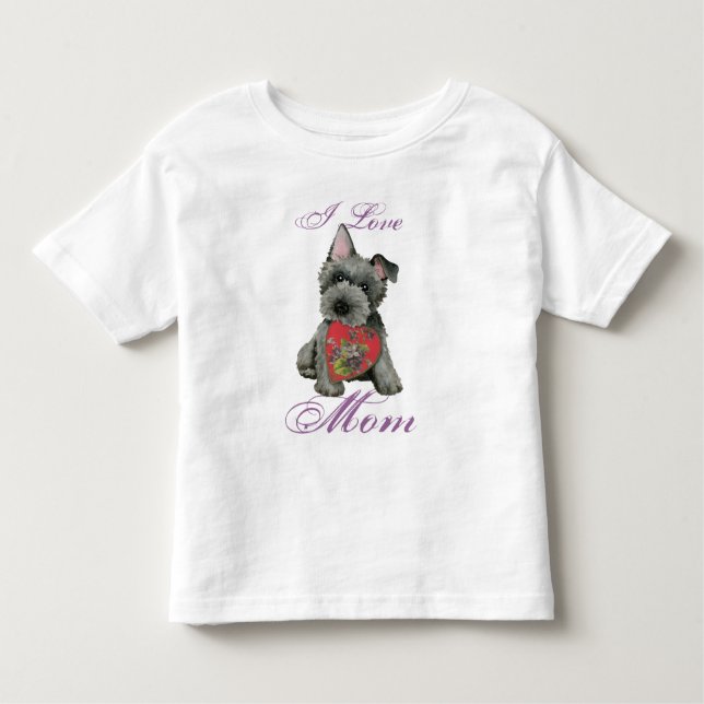 Camiseta de mamá del corazón del territorio escocé (Anverso)