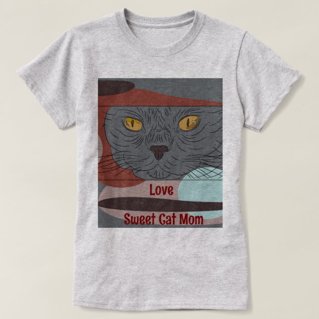 Camiseta de mamá dulce de amor para mujer (Diseño del anverso)