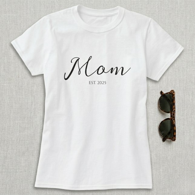 Camiseta de Mamá Establecida en Letra Negra (Subido por el creador)
