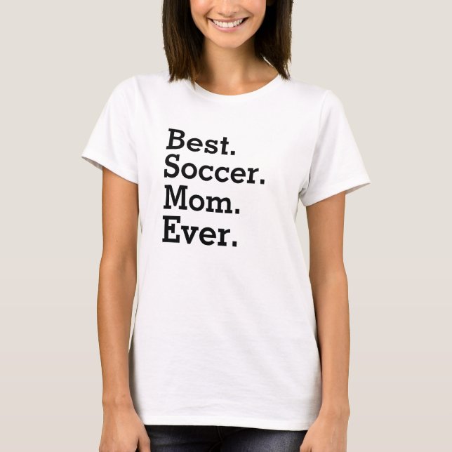 Camiseta de mamá futbolera - Mejor camiseta de mam (Anverso)