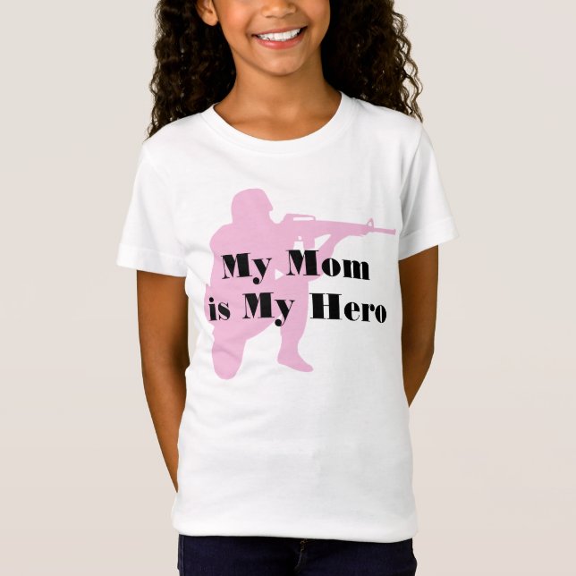 Camiseta de mamá militar (Anverso)