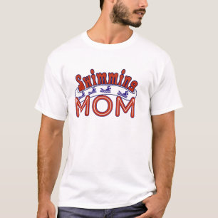 Camiseta De Mamá Nadadora