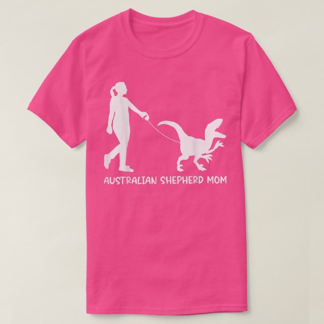 Camiseta de mamá pastora australiana354 (Diseño del anverso)