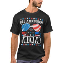 Camiseta de Mama Patriota Estadounidense USA