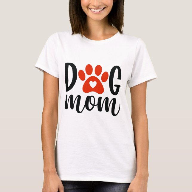 Camiseta De Mamá Perro (Anverso)