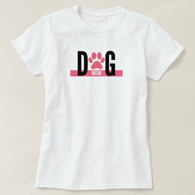 Camiseta De Mamá Perro (Diseño del anverso)