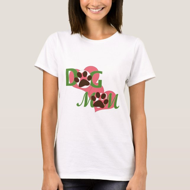 Camiseta de mamá perro para mamás (Anverso)