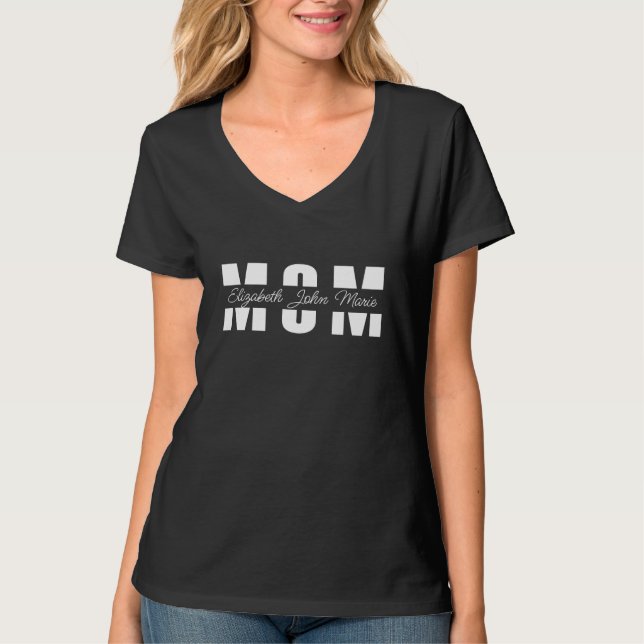Camiseta de mamá personalizada (Anverso)