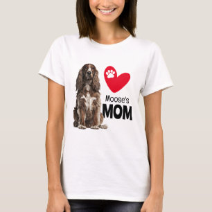 Camiseta de mamá personalizada de Cocker Spaniel