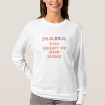 Camiseta de Mama, Regalo Personalizado del Día de