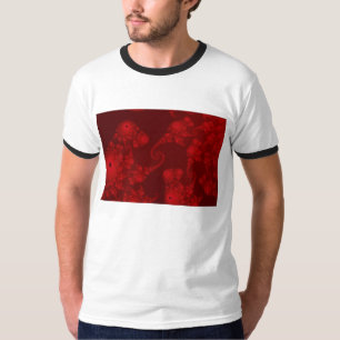 Camiseta de manada de caballitos de mar rojos prof