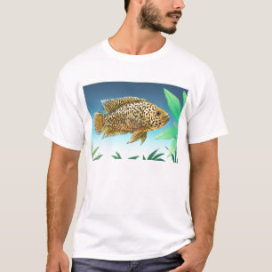Camiseta de Managuense del Cichlid de Jaguar