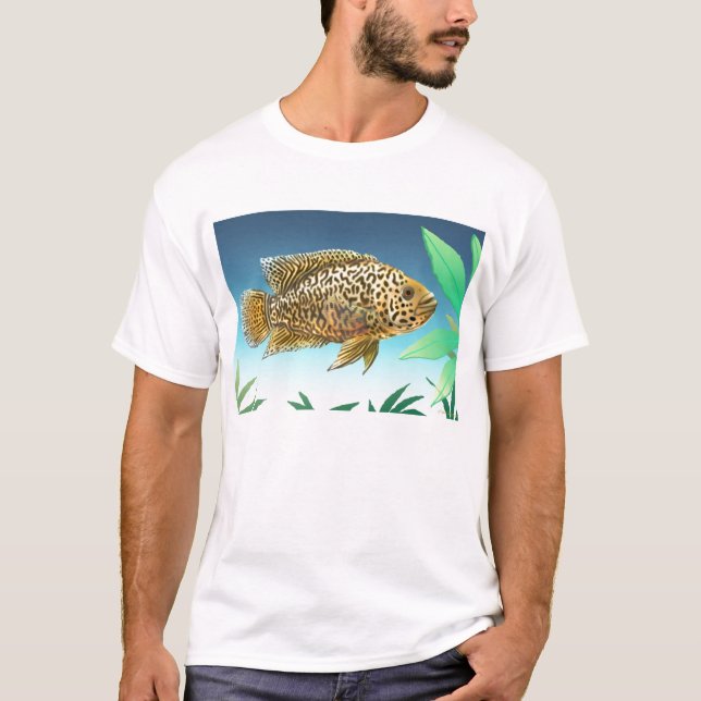 Camiseta de Managuense del Cichlid de Jaguar (Anverso)