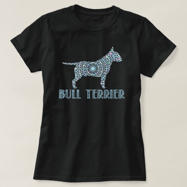 Camiseta de Mandala Bull Terrier (Diseño del anverso)