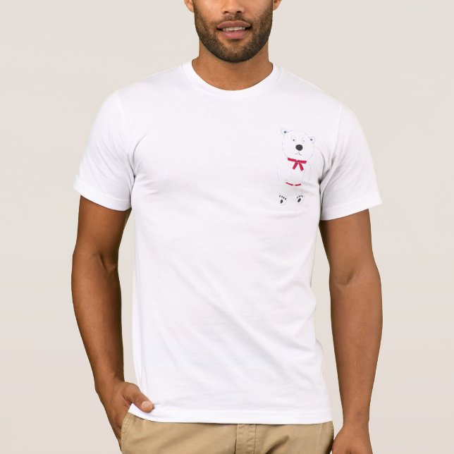 Camiseta de manga corta Barry Bella+Canvas (Anverso)