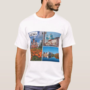 Camiseta de manga corta Belarus Saludos Naturaleza
